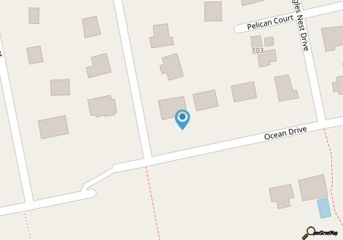 2 Seasters' Cottage, Almost Oceanfront Duplex in Emerald Isle, NC! map location