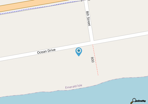 Oceanfront. Enlarged Deck. Great for families! map location