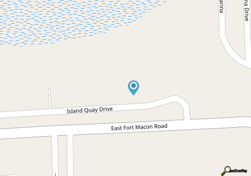 Waterfront 4-bedroom, 3.5-bath home in charming Atlantic Beach with private pier map location