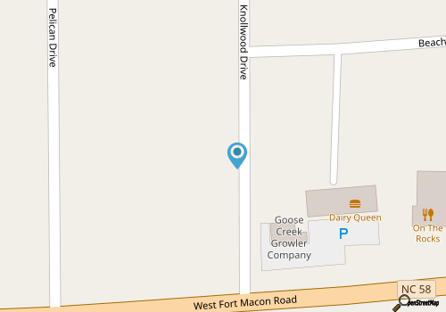 The Beach Shack - walking distance to beach, shops, and restaurants. map location