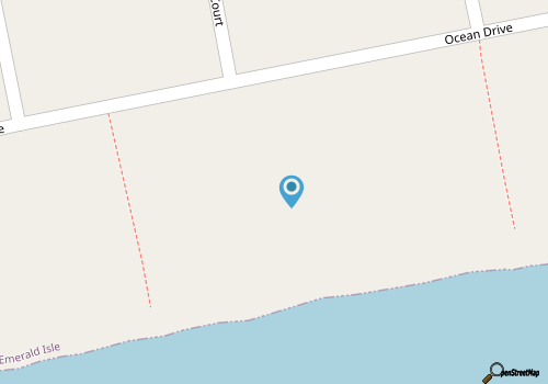 Good Day Sunshine, Oceanfront Duplex, Located in Emerald Isle, NC! map location