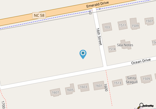 Once Upon a Tide – Dog-Friendly Oceanview Duplex in Emerald Isle map location