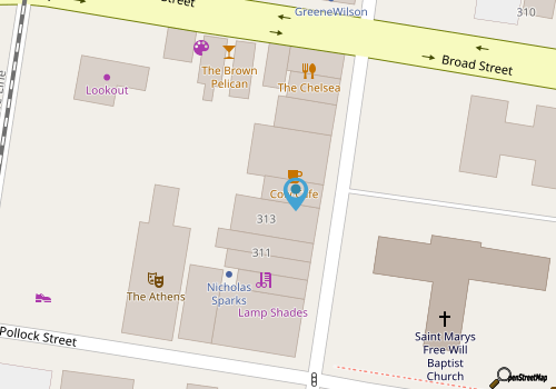 Bank of the Arts map location