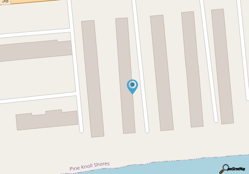 Breezy Pine Knoll Shores Escape: Walk to Beaches! map location