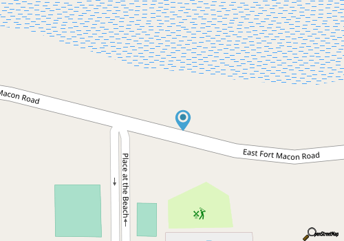 Ocean Point in A Place At The Beach, your oceanfront resort destination! map location