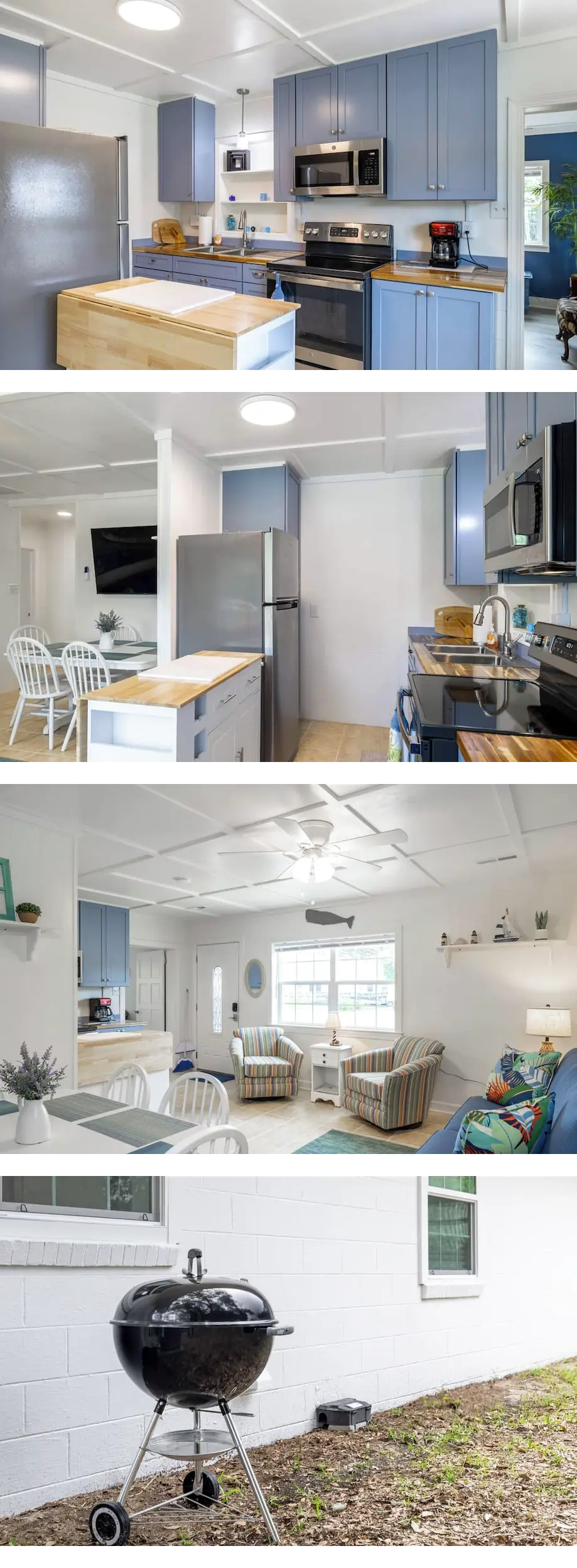 Bogue Bungalow: Oceanside Duplex, downto...