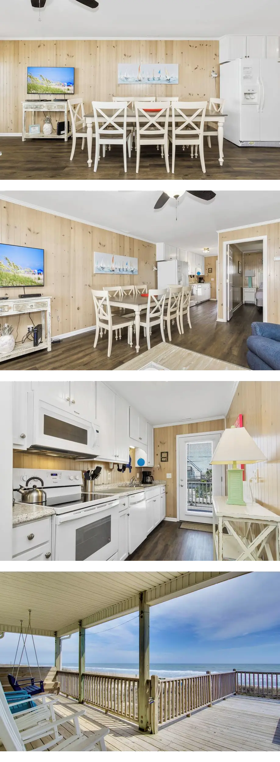 Oceanfront East side of 1/2 Duplex with ...