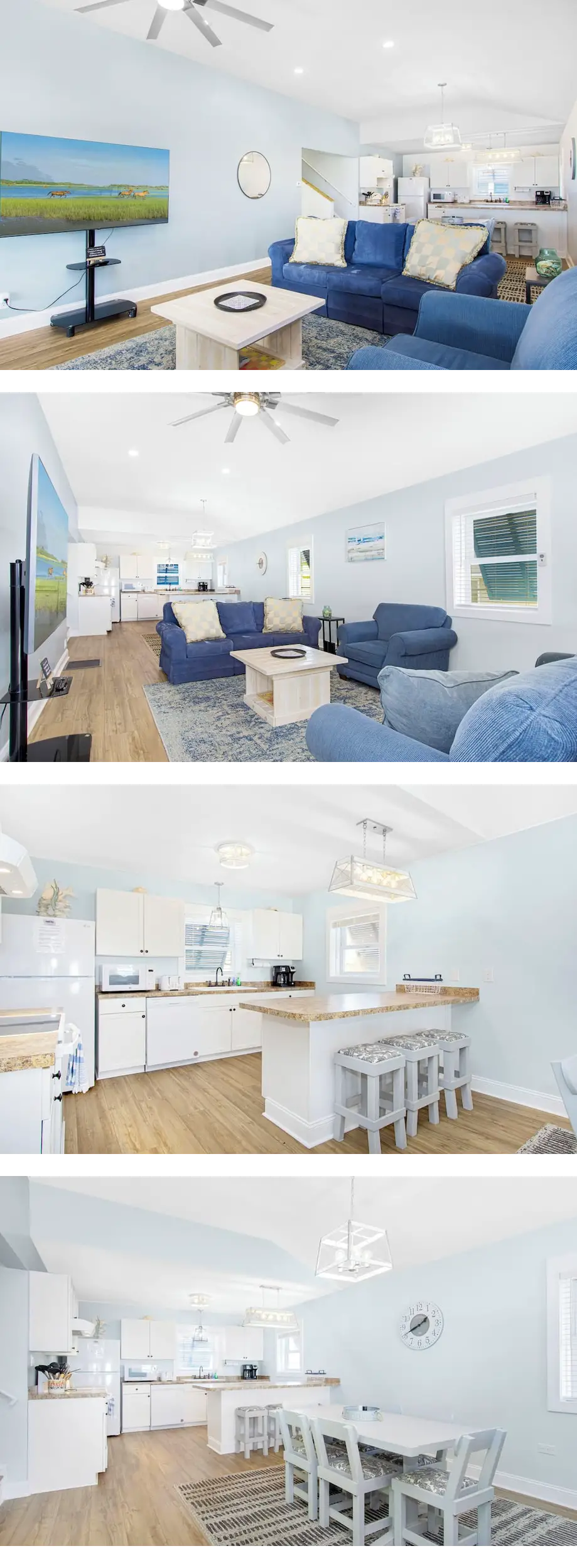 Oceanfront 4BR Cottage w/ Sunroom and co...
