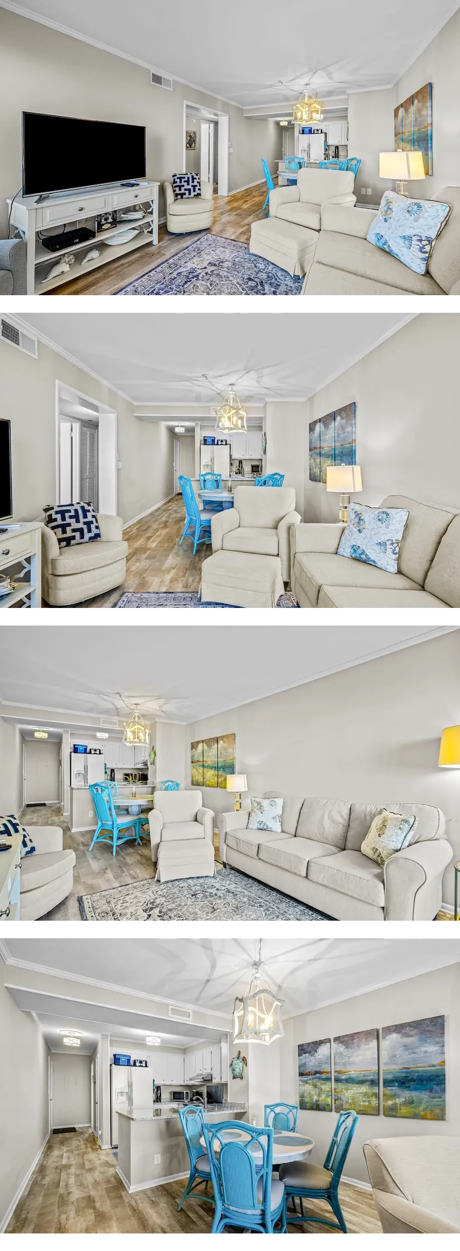 Ocean-view condo with beachfront access,...