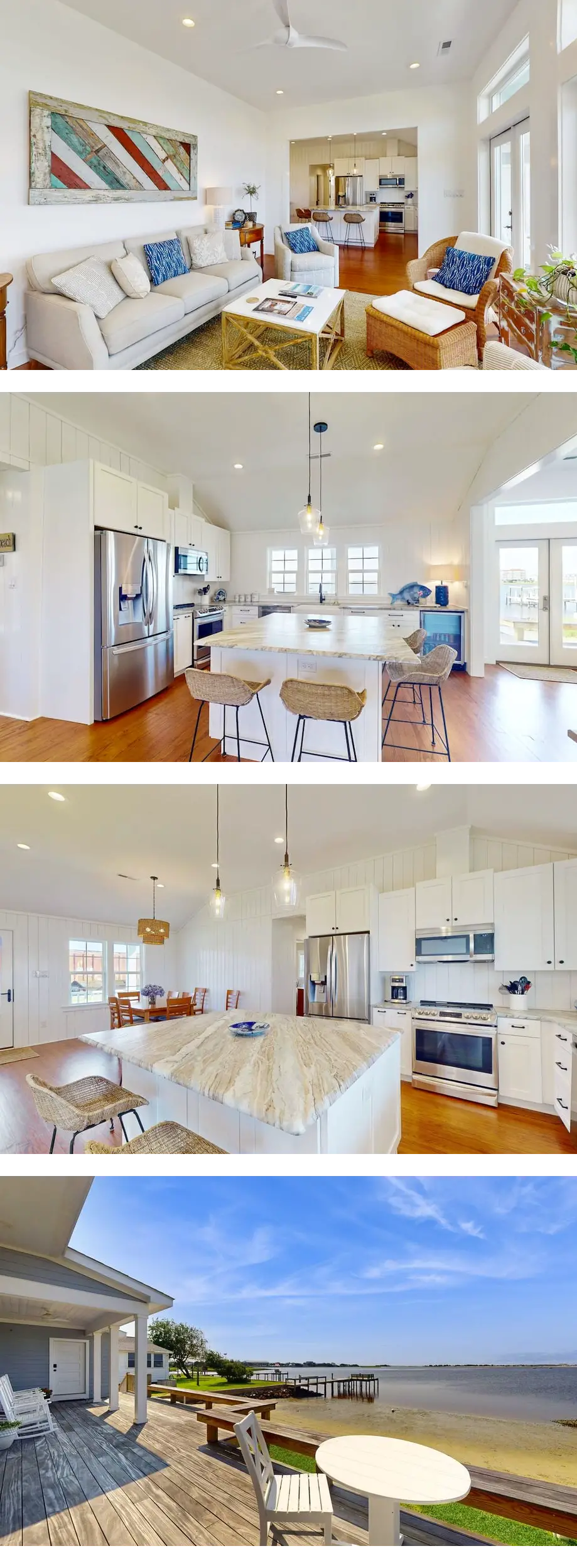 Stunning beachfront home with private do...