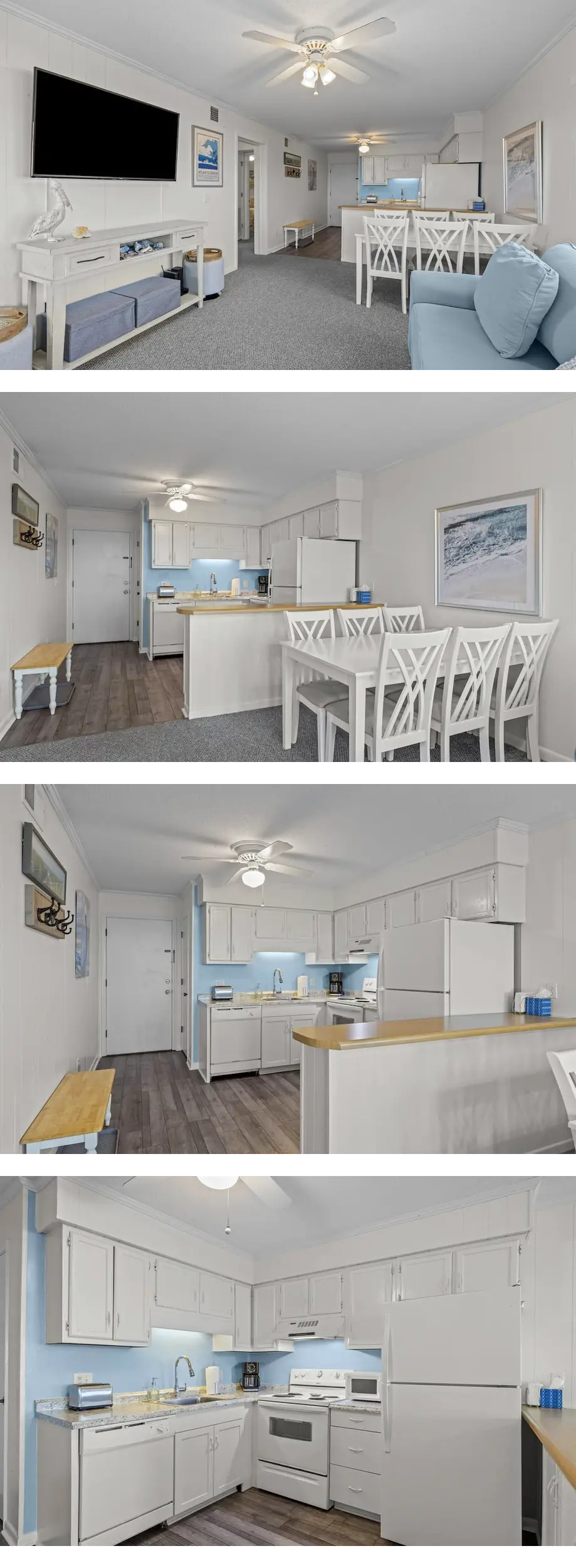 Oceanfront corner condo with balcony, wa...