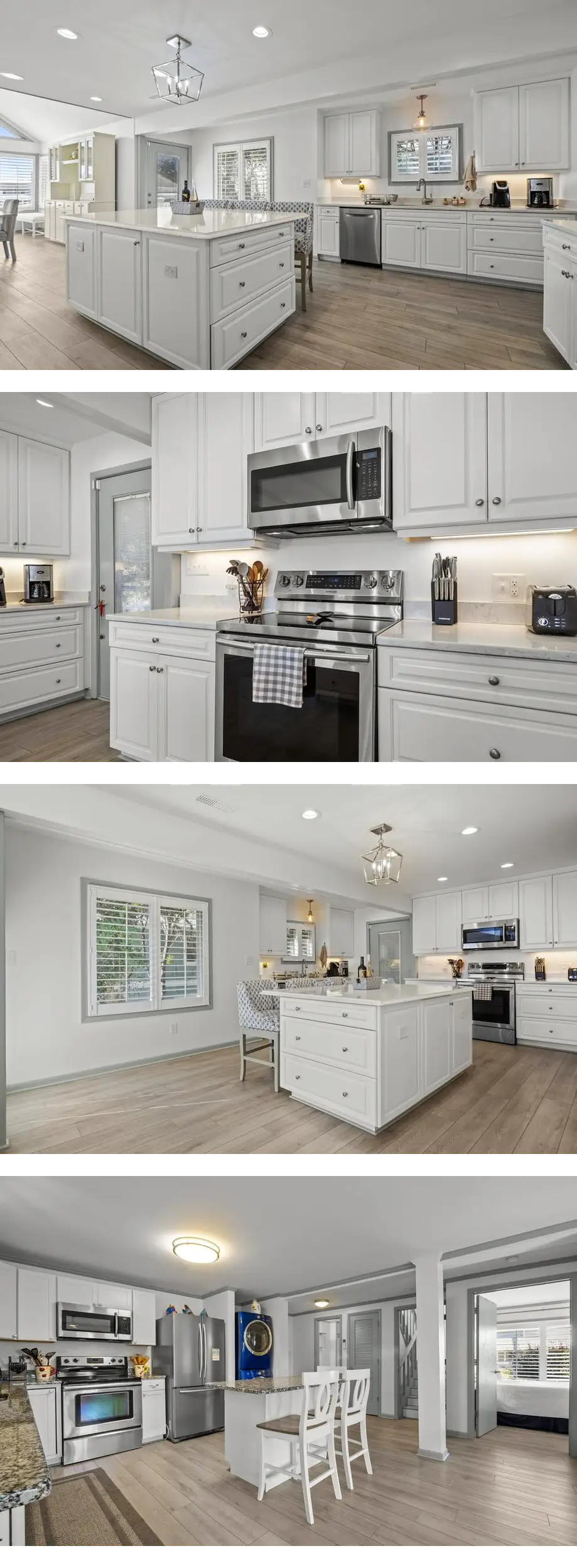 Steps to beach with views galore!