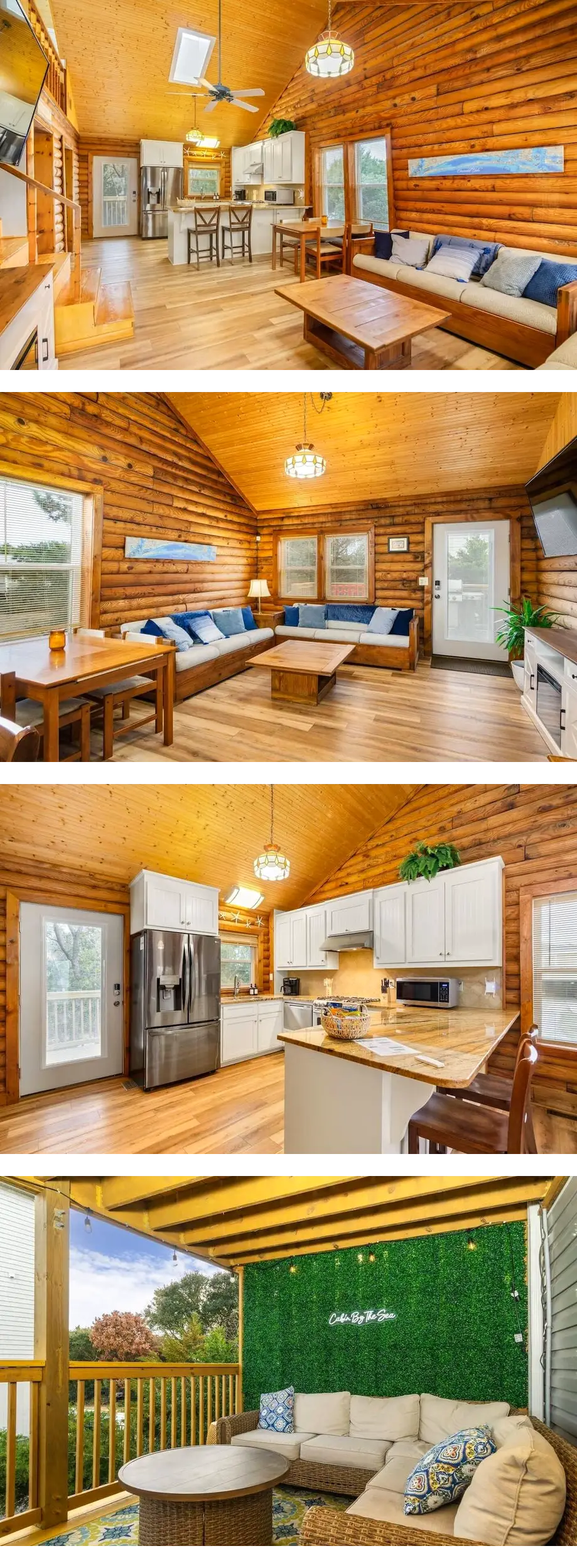 The Cabin | Log Cabin+Suite·1-Min Beach...