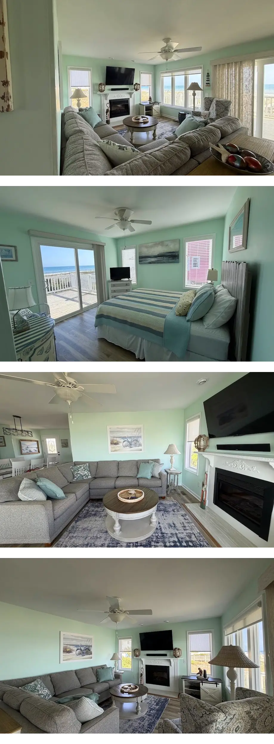 Ocean Front Beach Home 4BR – Views, De...